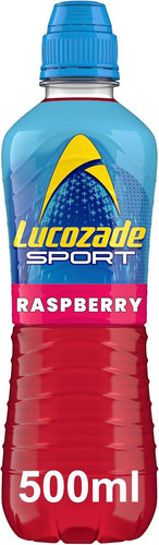 Lucozade sport raspberry 500 - lucozade, raspberry,