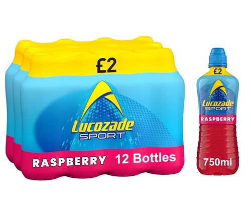 Lucozade sport drink raspberry - lucozade,