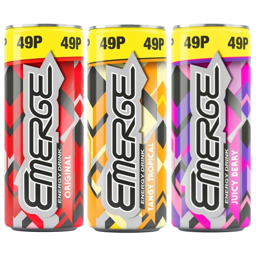Emerge energy drinks - drinks, 250ml