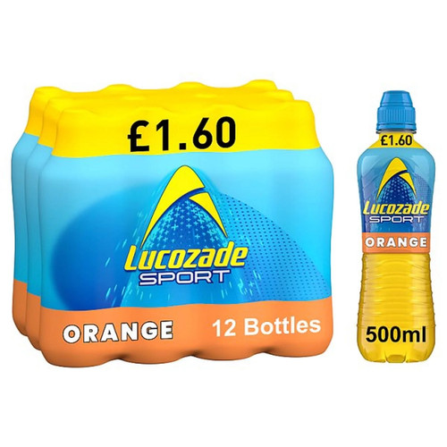 Lucozade sport drink orange - sport,