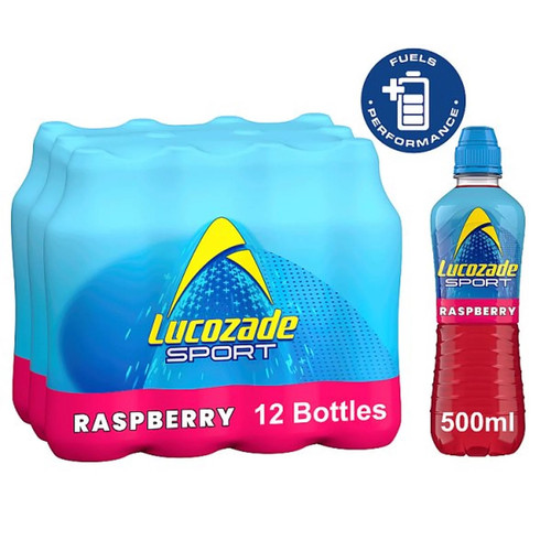 Lucozade sport drink raspberry - lucozade,