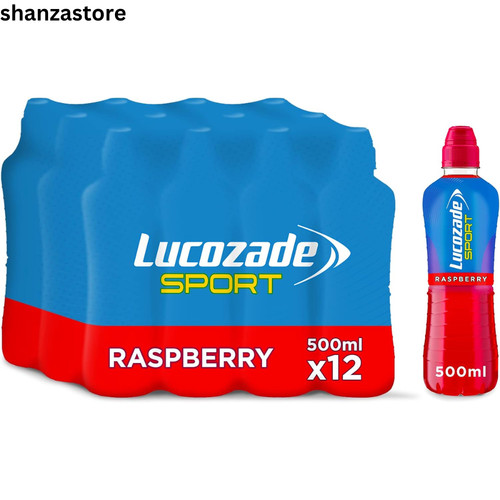 Lucozade sport raspberry 500 - sport,