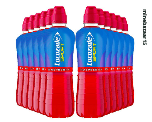 Lucozade sport raspberry - 12, x